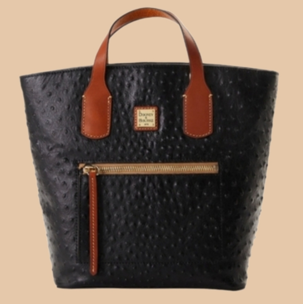 Dooney & Bourke Women's Ostrich Brinley Leather Shoulder Bag